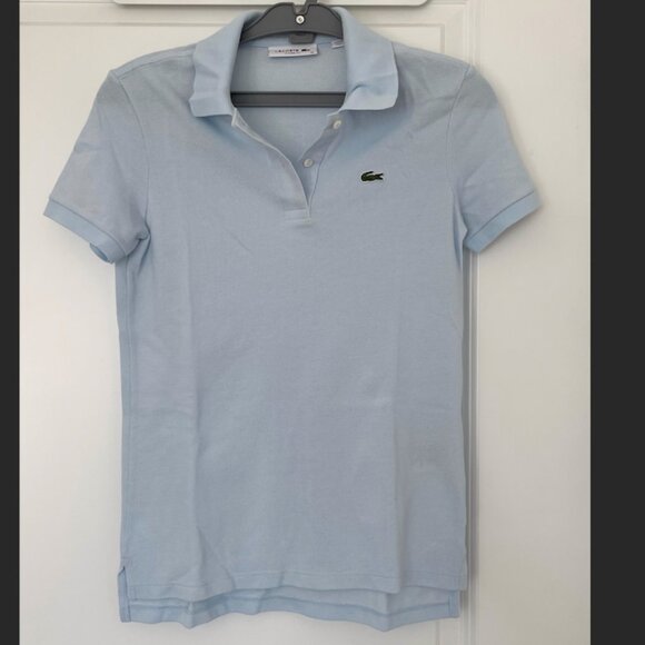 Lacoste Polo Classic Fit - Light Blue, Size 32 - Picture 3 of 5